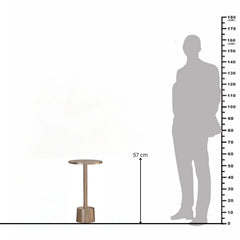 Modern Minimal Metal Accent End Table