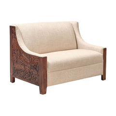 Savitri Sheesham Wood 2 Seater Sofa