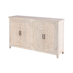 Carved Lace 4-Door Sideboard