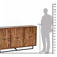 Kaiden 3 - Door Solid Wood Sideboard