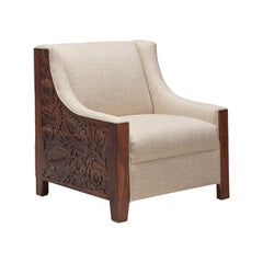 Savitri Sheesham Wood Single Seater Sofa