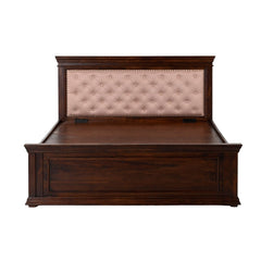 Royal Sheesham Wood Hydraulic Lift-Up Storage Bed
