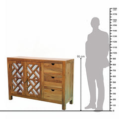 Kyson 3 Drawer / 2 Door Storage Chest