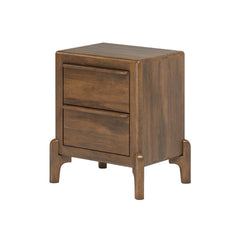 Skylan Mango Wood Bedside Chest with 2 Drawers