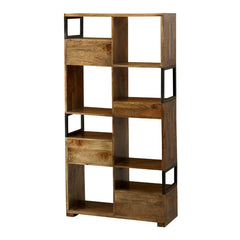 Cubist Urban Composition Bookcase with Drawers