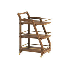 Axton Mango Wood & Metal Serving Trolley