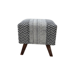 Annalise Wooden Upholstered Stool