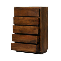 5-Drawer Poster Chest in Natural Finish