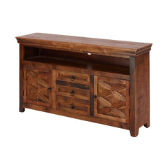 Mason Mango Wood 3-Drawer 2-Door Media Sideboard