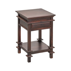 Tikku Sheesham Wood Side Table with Drawer