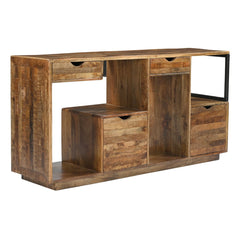 Cubist 4-Drawer Console Table