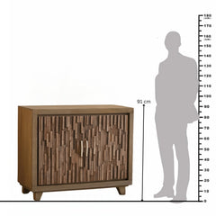 Grey Cheppi Mango Wood Cabinet