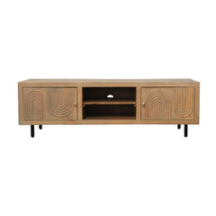 Kristian Mango Wood & Iron Plasma TV Unit