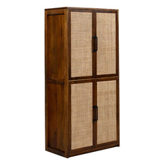 Cane Sheesham Wood Wardrobe