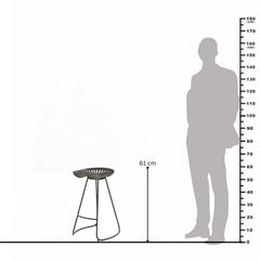 Lowell AR Marco Iron Farmhouse Counter Stool