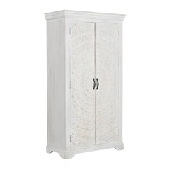 Carved Lace Bar Cabinet
