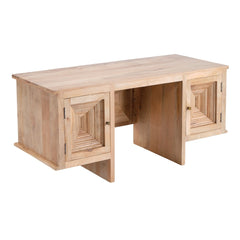Patwin Carved Mango Wood Writing Desk