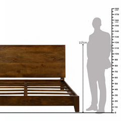 Conall Wooden King Size Bed