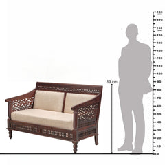 Lata 2 Seater Sheesham Wood Sofa