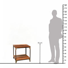 Monk Industrial Lamp Table