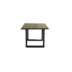 Sheesham Wood 6 Seater Dining Table with Metal Legs