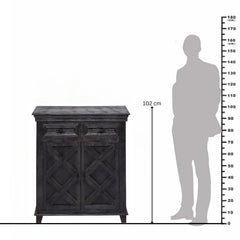 Lowell Alderfer Solid Wood Cabinet