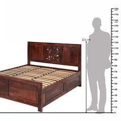 Tatva Sheesham Wood Bed