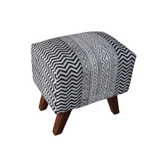 Annalise Wooden Upholstered Stool