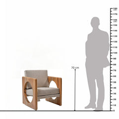 Orbit Chair in Mango Wood