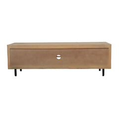 Kristian Mango Wood & Iron Plasma TV Unit