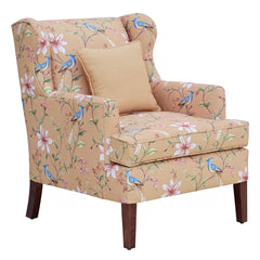 HC Single Seater Sofa – Floral Upholstery Armchair