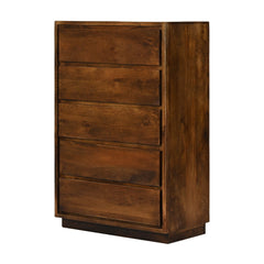 5-Drawer Poster Chest in Natural Finish