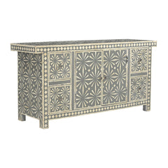 Kresley Bone Inlay Credenza Sideboard