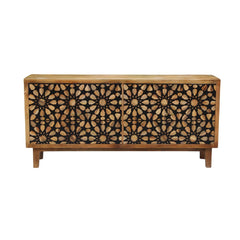 Liva Mango Wood Bone Inlay Chest