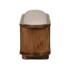Wooden Shoe Rack with Cushion Seat