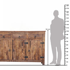 Good Earth Vintage Mango Wood Sideboard