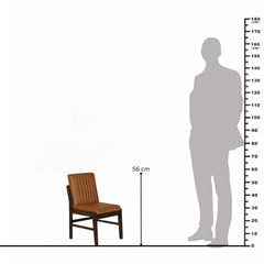 Wrenna Upholstered Leather Dining Chair