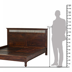 Amer Sheesham Wood King Size Bed