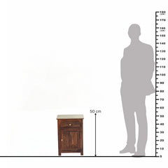 Amer Sheesham Wood Bedside Table