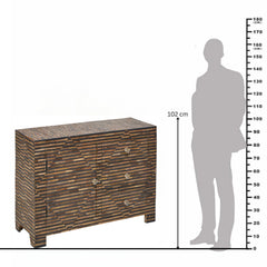 Modern Mosaic Inlaid Sideboard