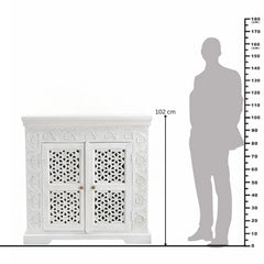 Diabelli 2-Door Carved Cabinet