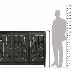 Reimann 4-Door Industrial Sideboard