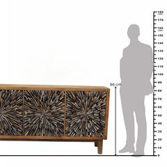 Jesper Mango Wood Bone Inlay Sideboard