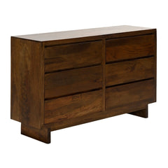 Conall 6-Drawer Dresser in Solid Mango Wood
