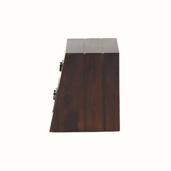 Jaipur Solid Sheesham Wood Bedside Table with 2 Drawers