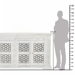 Diabelli Carved 4-Door Sideboard