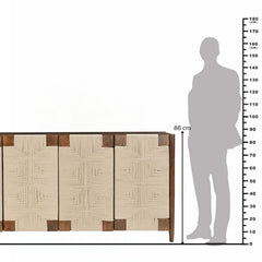 TAFFYTA 4 Door Sideboard Cabinet