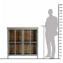 Naslund 2 Door Metal Cabinet