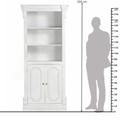 Vintage Belli Solid Wood Bookcase