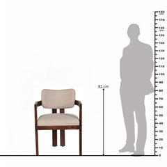 Modern Wooden Upholstered Dining Chair